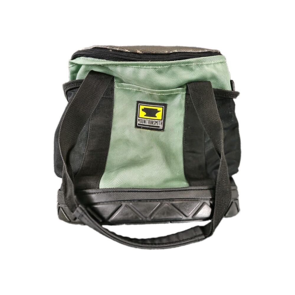 Mountainsmith Zip-Top Tote Bag XS Green Black Rubber Base Rugged Utility Pockets